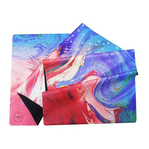 Load image into Gallery viewer, Suede & Natural Rubber Travel Yoga Mat