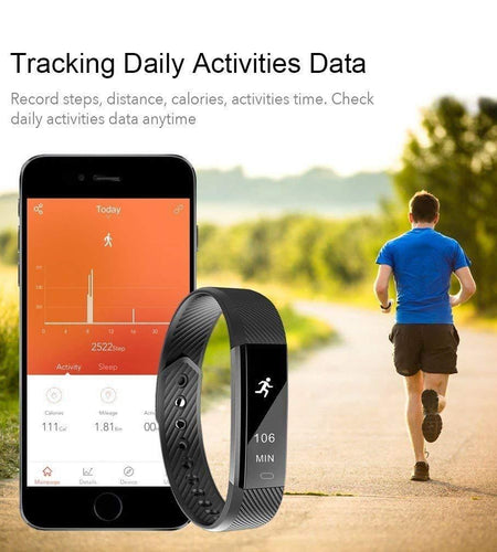 SmartFit Slim Activity Tracker And Monitor Smart Watch 1 FREE Extra Band