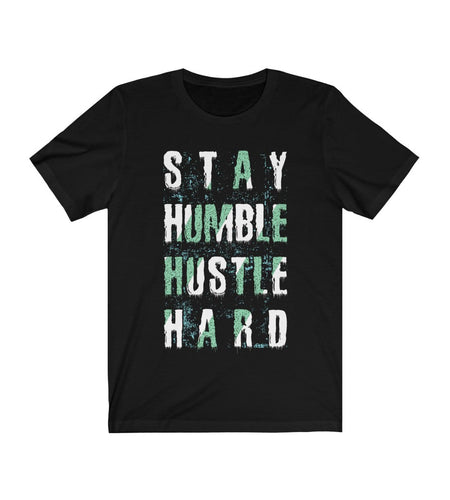 Men's Stay Humble Hustle Hard Lettering T-Shirt