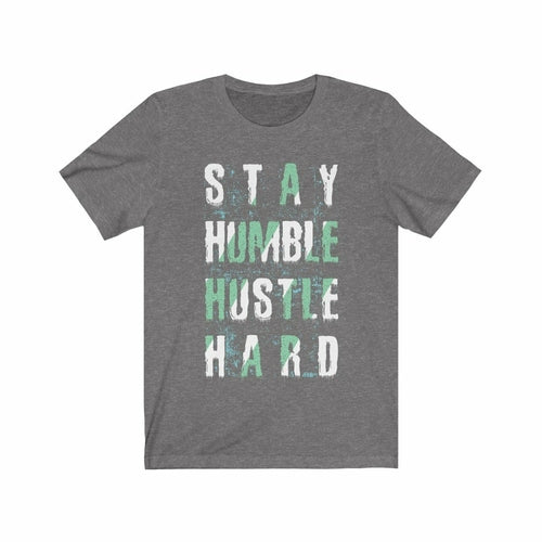 Men's Stay Humble Hustle Hard Lettering T-Shirt