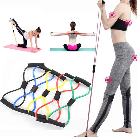 Figure-8 Resistance Band for Strength and Stability Exercises